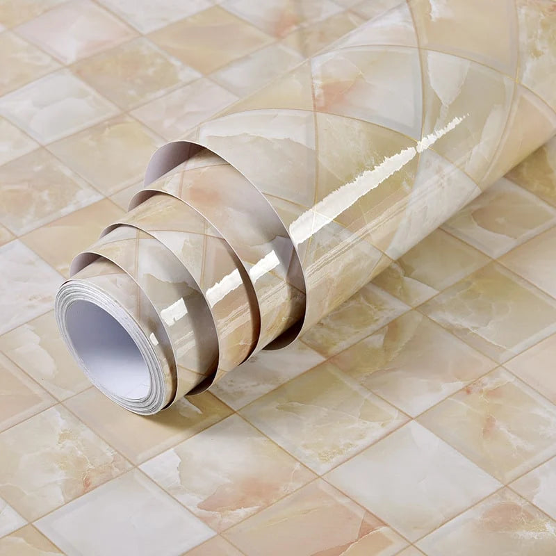 Contact Paper Marble Peel-And-Stick Waterproof & Washable