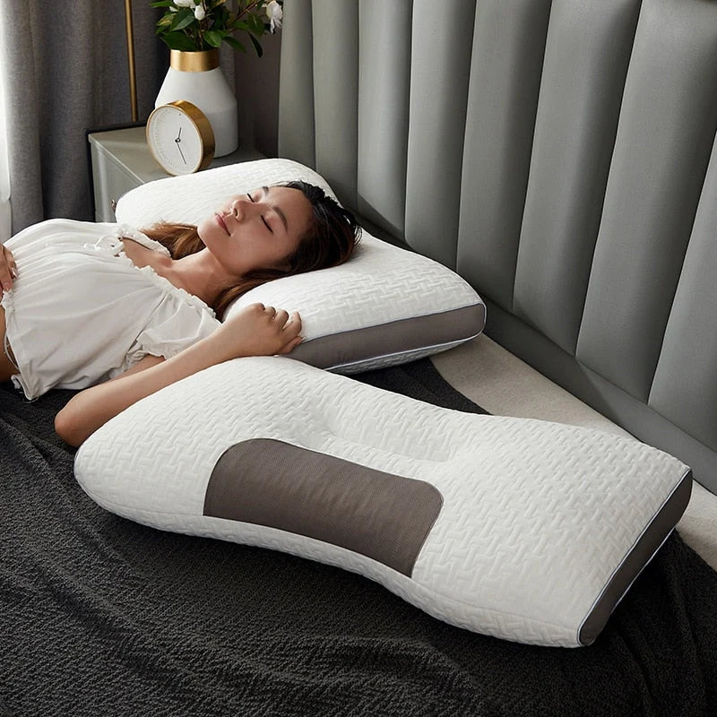 Contour Neck Pillow Ergonomic Support Side & Back