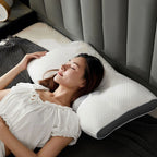 Contour Neck Pillow Ergonomic Support Side & Back