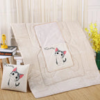 Convertible Pillow Blanket Polyester Filled Cozy Warmth