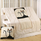 Convertible Pillow Blanket Polyester Filled Cozy Warmth