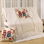 Convertible Pillow Blanket Polyester Filled Cozy Warmth