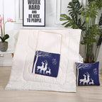 Convertible Pillow Blanket Polyester Filled Cozy Warmth