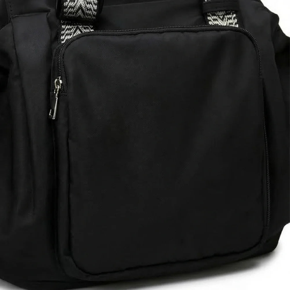 Convertible Tote Bag 15 Compartments Lightweight Water-Repellent Nylon