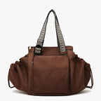 Convertible Tote Bag 15 Compartments Lightweight Water-Repellent Nylon
