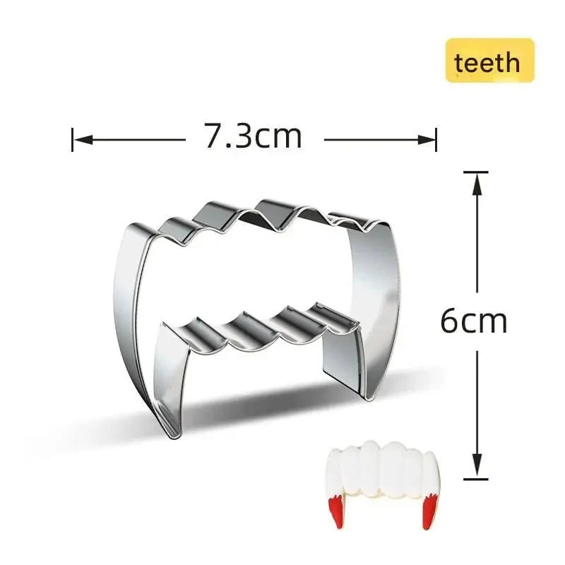 Cookie Cutter Set 7-Piece Halloween Stainless Steel
