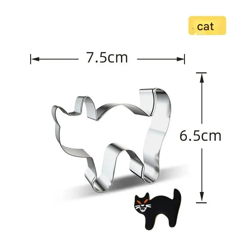 Cookie Cutter Set 7-Piece Halloween Stainless Steel