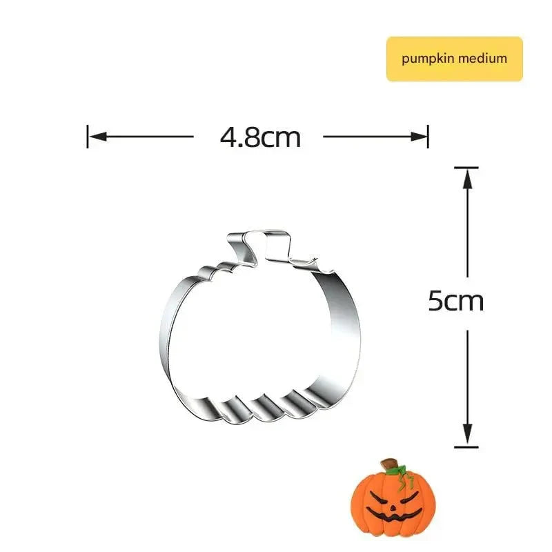 Cookie Cutter Set 7-Piece Halloween Stainless Steel