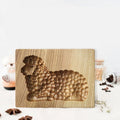 Cookie Cutter Set Two Piece Beech Wood Beeswax Finish