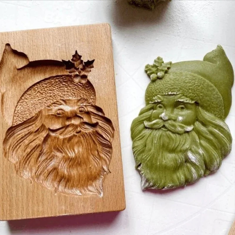 Cookie Cutter Set Two Piece Beech Wood Beeswax Finish