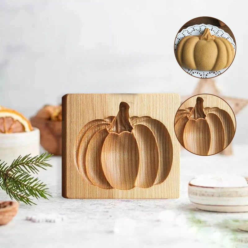 Cookie Cutter Set Two Piece Beech Wood Beeswax Finish