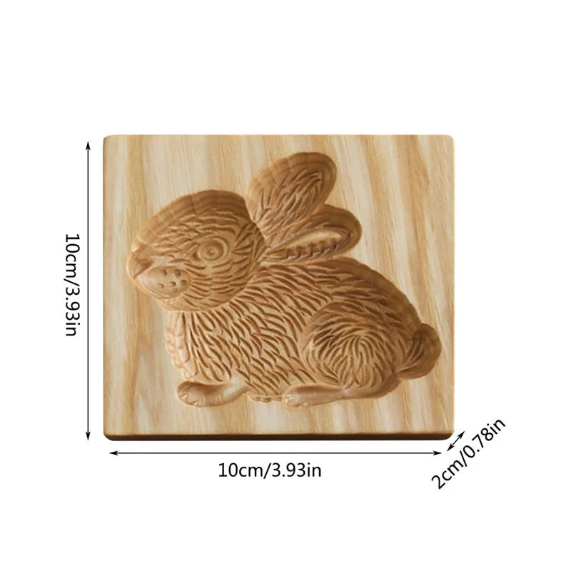 Cookie Cutter Set Two Piece Beech Wood Beeswax Finish