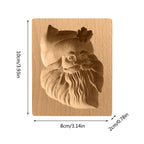 Cookie Cutter Set Two Piece Beech Wood Beeswax Finish