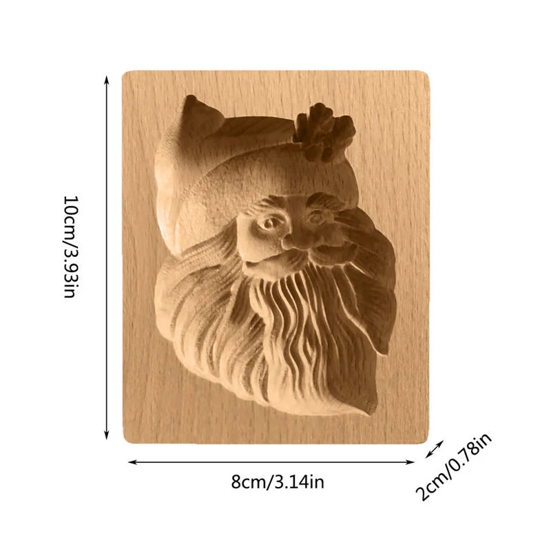 Cookie Cutter Set Two Piece Beech Wood Beeswax Finish