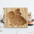 Cookie Cutter Set Two Piece Beech Wood Beeswax Finish
