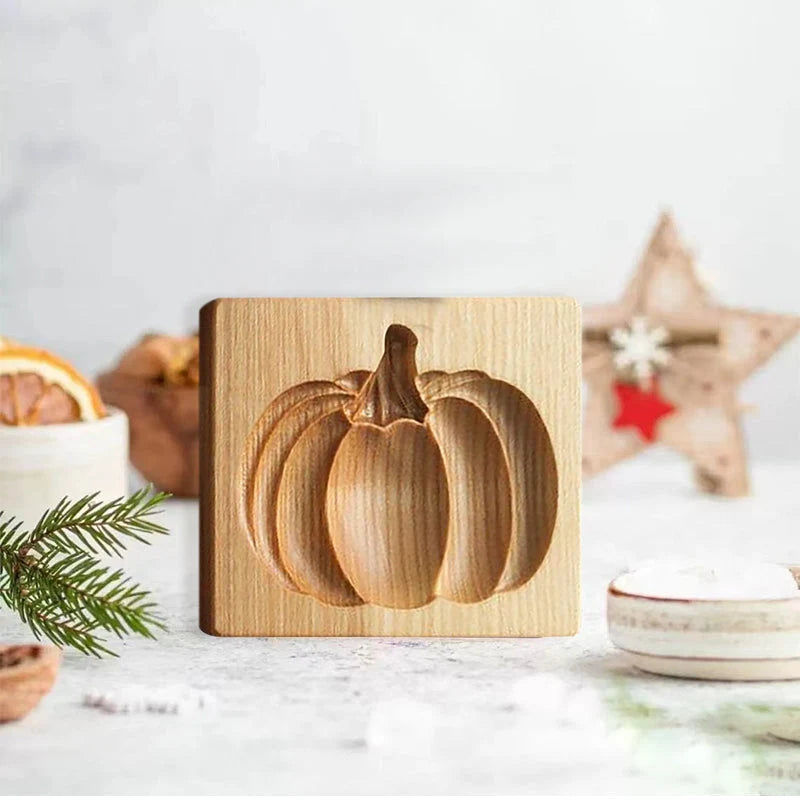 Cookie Cutter Set Two Piece Beech Wood Beeswax Finish