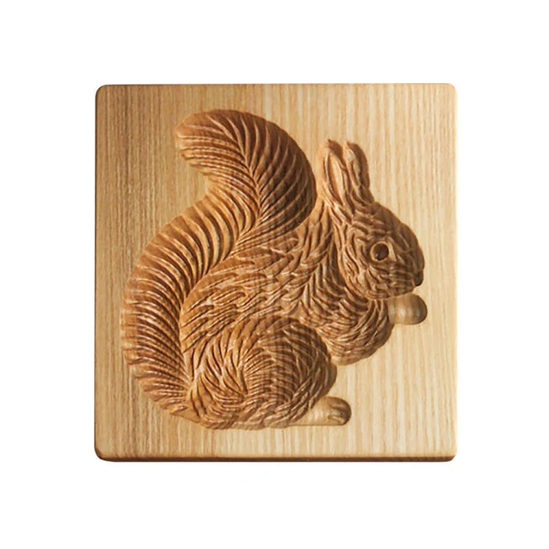 Cookie Cutter Set Two Piece Beech Wood Beeswax Finish