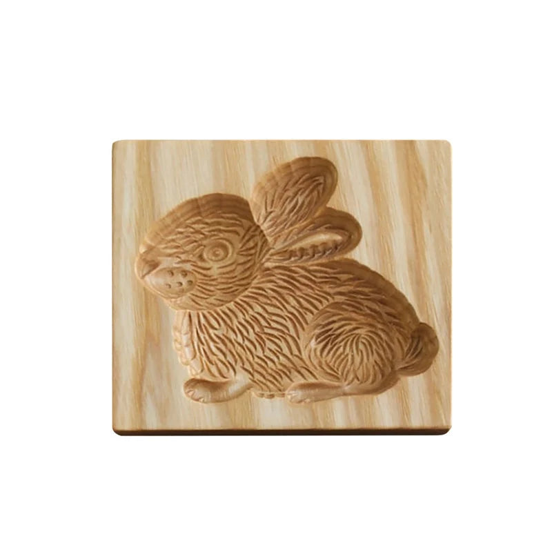 Cookie Cutter Two-Piece Beech Wood Set of 7
