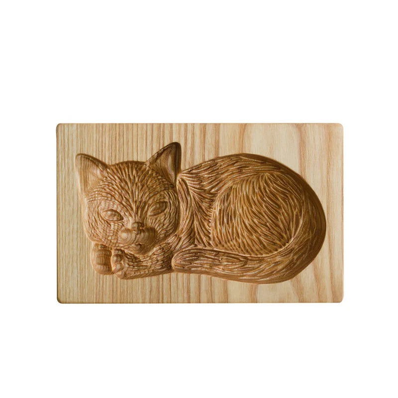 Cookie Cutter Two-Piece Beech Wood Set of 7