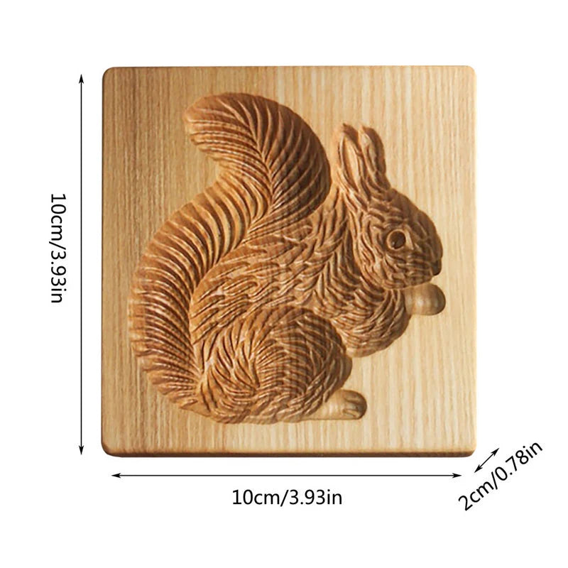 Cookie Cutter Two-Piece Beech Wood Set of 7