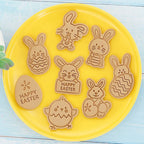 Cookie Cutters Cartoon Plastic Food-Safe Set of 8