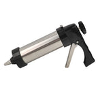 Cookie Press Stainless Steel 13 Interchangeable Molds & 8 Nozzles