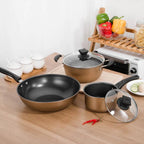 Cookware Set Cast Iron Non-Stick Set of 3