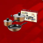 Cookware Set Cast Iron Non-Stick Set of 3