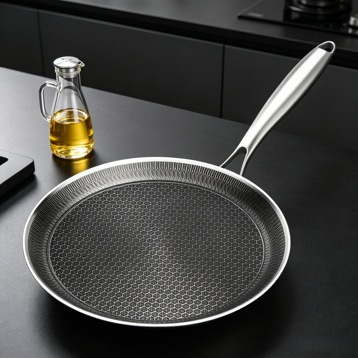 Cookware Set Stainless Steel Even Heat Distribution
