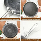 Cookware Set Stainless Steel Even Heat Distribution