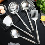 Cookware Set Stainless Steel Five-Piece Ergonomic Handles