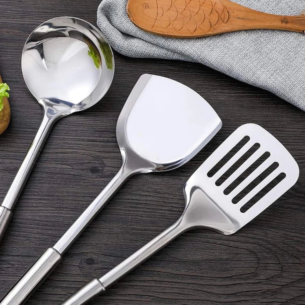 Cookware Set Stainless Steel Five-Piece Ergonomic Handles
