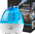 Cool Mist Humidifier Quiet Ultrasonic 2.2L Auto Shut-Off