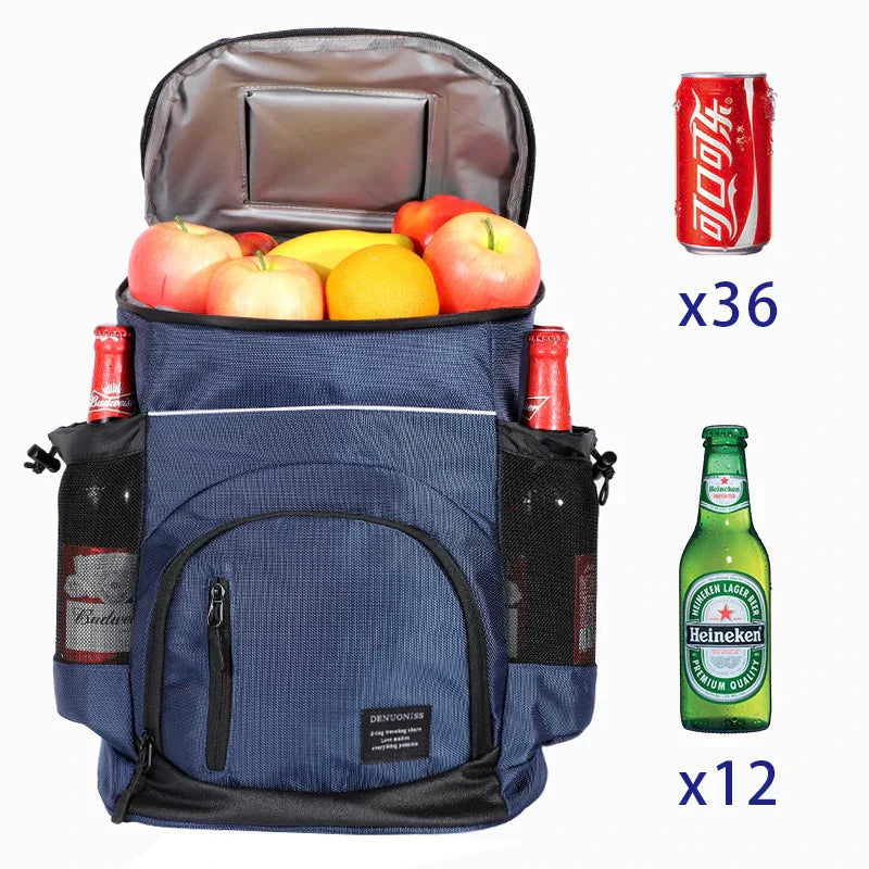 Cooler Backpack Insulated Water-Repellent Ergonomic Straps