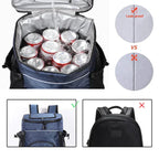 Cooler Backpack Insulated Water-Repellent Padded Straps