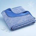 Cooling Blanket Advanced Cooling Fibers Dual-Sided Icy-Cool & Microfiber