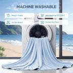 Cooling Blanket Advanced Cooling Fibers Dual-Sided Icy-Cool & Microfiber
