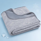 Cooling Blanket Advanced Cooling Fibers Dual-Sided Icy-Cool & Microfiber
