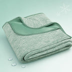 Cooling Blanket Advanced Cooling Fibers Dual-Sided Icy-Cool & Microfiber