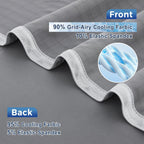 Cooling Blanket Arc-Chill Fibers Breathable Grid & Machine Washable