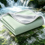 Cooling Blanket Arc-Chill Fibers Breathable Grid & Machine Washable