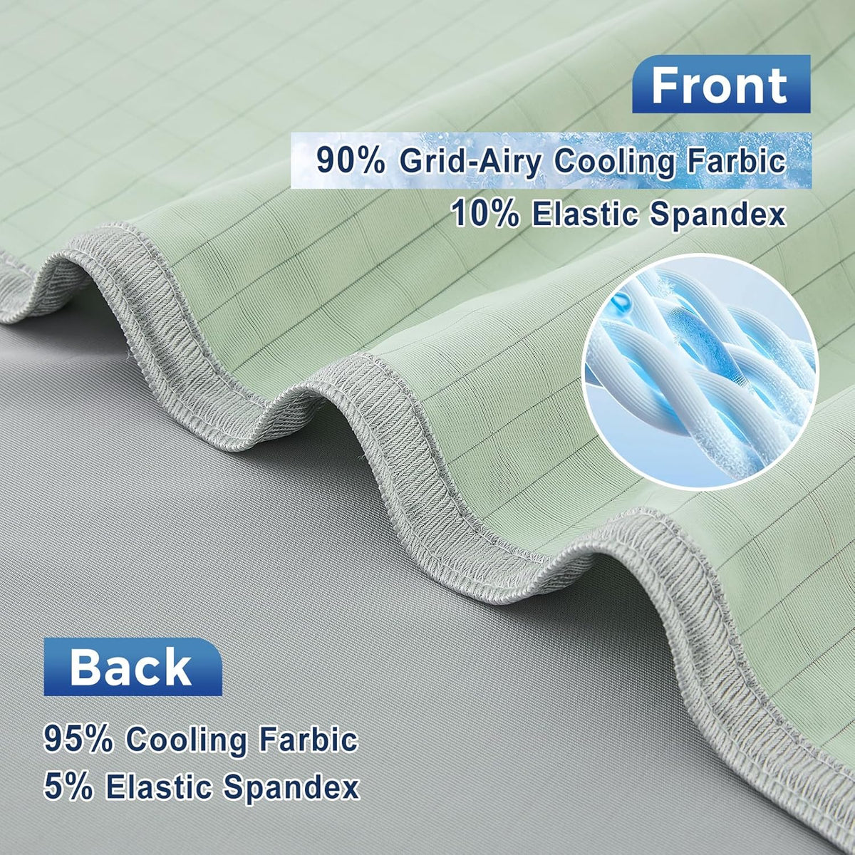 Cooling Blanket Arc-Chill Fibers Breathable Grid & Machine Washable