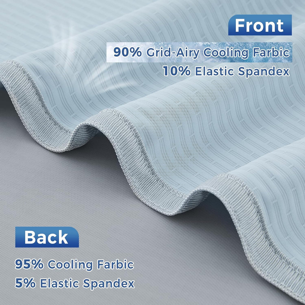 Cooling Blanket Arc-Chill Fibers Breathable Grid & Machine Washable