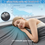 Cooling Blanket Arc-Chill Fibers Breathable Grid & Machine Washable