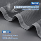 Cooling Blanket Arc-Chill Fibers Breathable Grid & Machine Washable