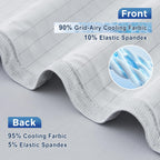 Cooling Blanket Arc-Chill Fibers Breathable Grid & Machine Washable