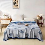 Cooling Blanket Bamboo Fiber Breathable & Machine Washable