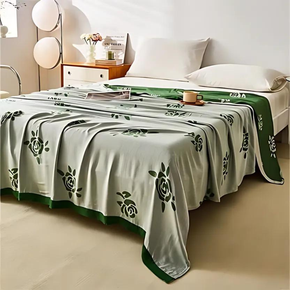 Cooling Blanket Bamboo Fiber Breathable & Machine Washable