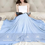 Cooling Blanket Bamboo Heat-Wicking Lightweight & Machine Washable