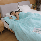 Cooling Blanket Breathable Bamboo Blend & Moisture-Wicking